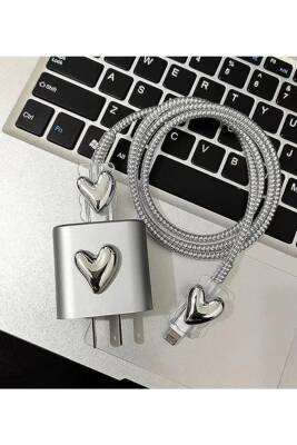 18W/20W Uyumlu Şarj Kılıfı, Şarj Kablosu Örme Aparatı, Kablo Koruyucu Aparatı, Toparlayıcı - KVK PRİVACY