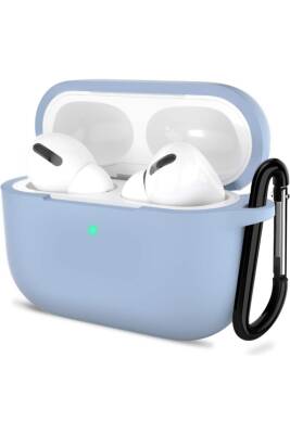 2.nesil Pro Uyumlu Kılıf Silikon Kancalı Kılıf Bebe Mavi - KVK PRİVACY