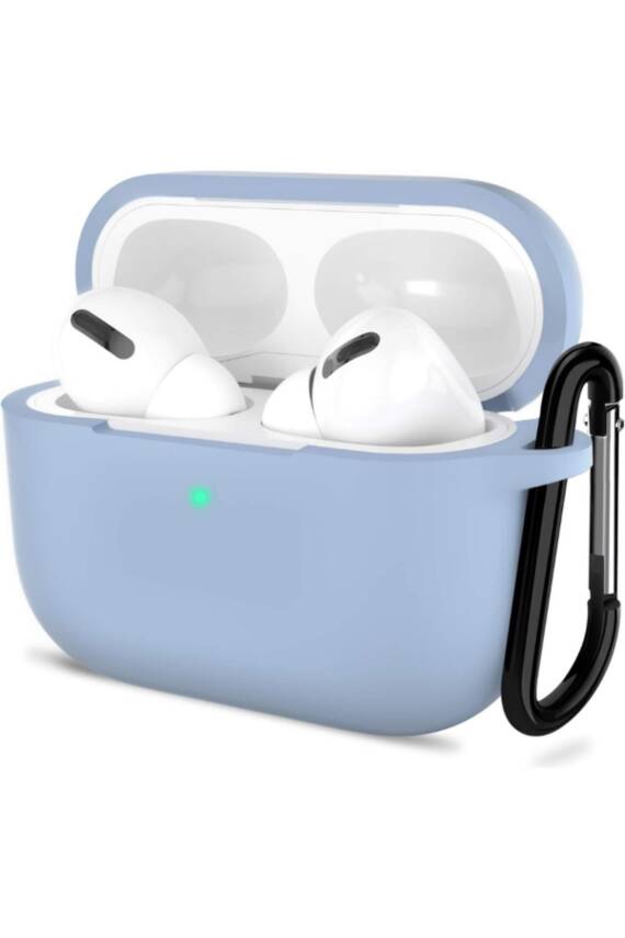 2.nesil Pro Uyumlu Kılıf Silikon Kancalı Kılıf Bebe Mavi - 1