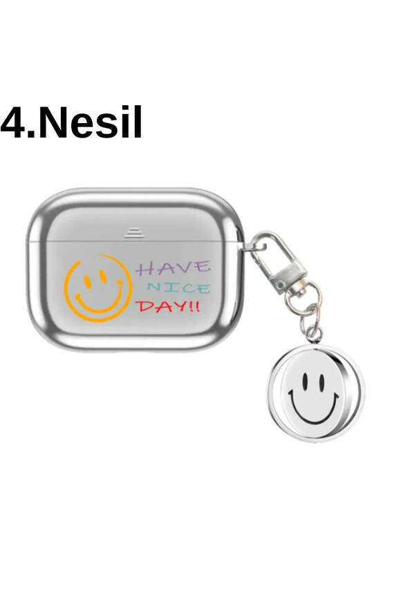 4. Nesil Uyumlu 2024 Kulaklık Kılıfı Premium Have Nice Day - 1