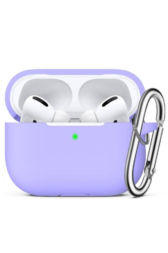 Airpods Pro /Pro 2. Nesil Uyumlu Kılıf Silikon Kancalı Kılıf - 1