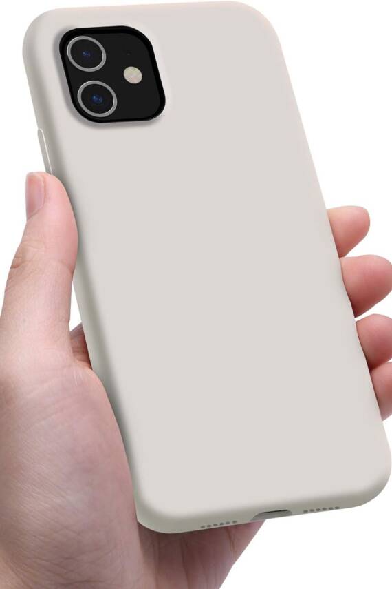 Apple Iphone 11 Uyumlu Altı Kapalı Lansman Kılıf Kapak Taş - 1