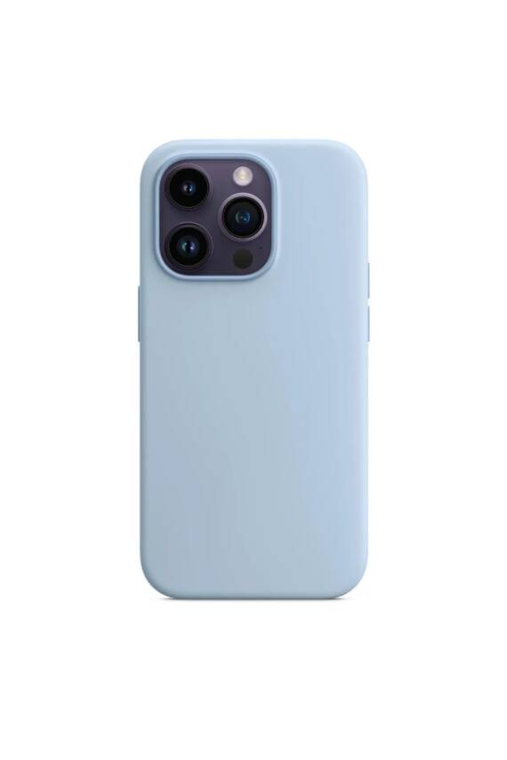 İphone 14 Pro Kadife Lansman Soft Yumuşak Liquid Silikon Bebe Kılıf - 1