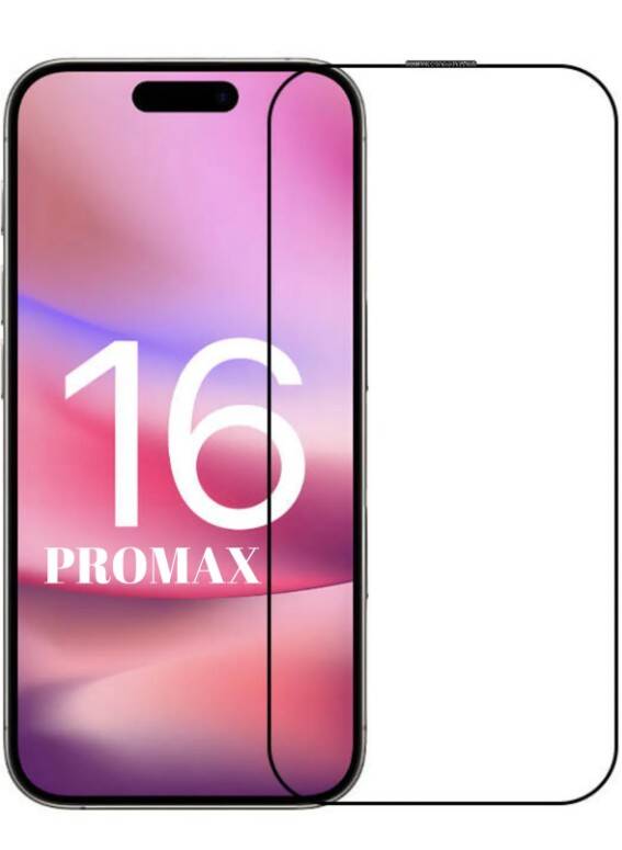 Apple iPhone 16 Uyumlu Tam Kaplayan Ekran Koruyucu Cam Darbe Emici, ESD ve Anti-Statik Özellikli - 1