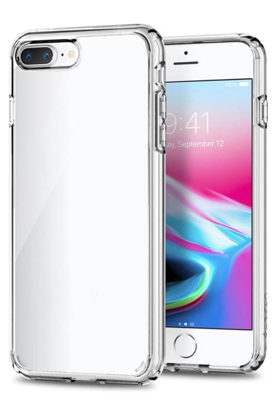 Apple Iphone 7plus-8plus Uyumlu Lüks Şeffaf İnce Silikon Yumuşak Kapak - 1