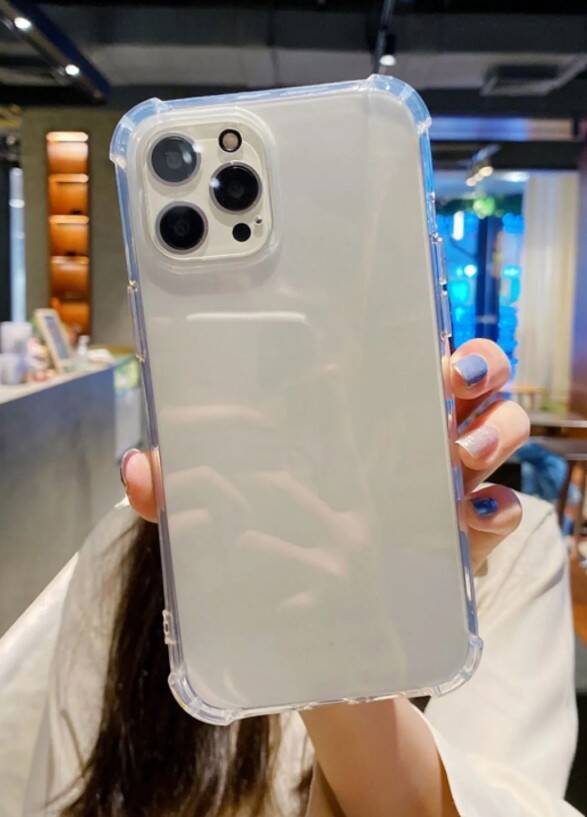 Iphone 12 Pro Max Airbag Antishock Köşeli Darbe Emici Şeffaf Kılıf - 1