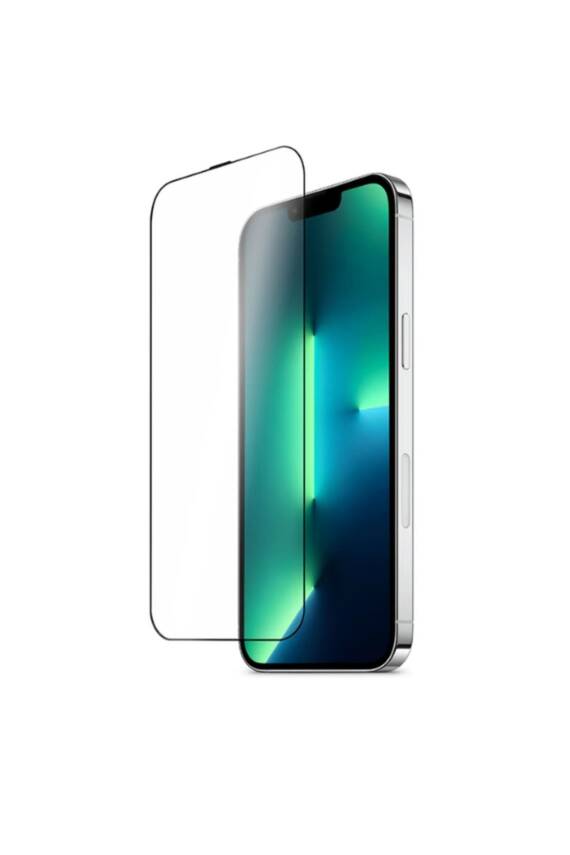 iPhone 13/13 Pro/14/16E Uyumlu Ekran Koruyucu Cam Darbe Emici ESD Anti - 1