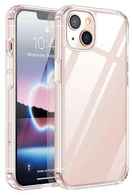 Iphone 13-14 Uyumlu Kamera Korumalı Silikon Premium Şeffaf Kapak - KVK