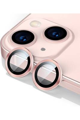 Iphone 13 Pembe Uyumlu Kamera Lensi Koruyucu Mercek Lens 13 Mini Uyumlu - KVK PRİVACY