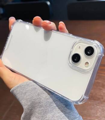 Iphone 13 Ve 14 Uyumlu Airbag Antishock Köşeli Darbe Emici Şeffaf Kılıf - KVK PRİVACY