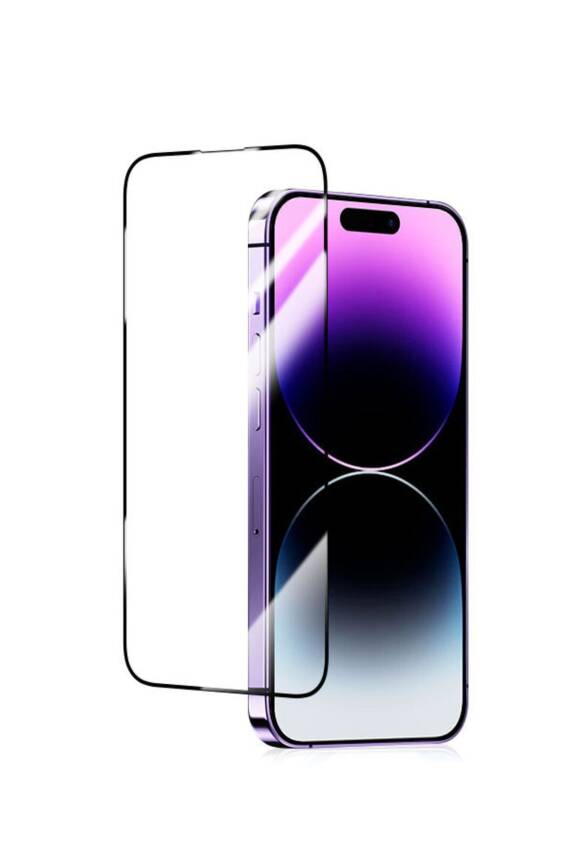iPhone 14 Pro Uyumlu Ekran Koruyucu Cam Darbe Emici ESD Anti Statik - 1