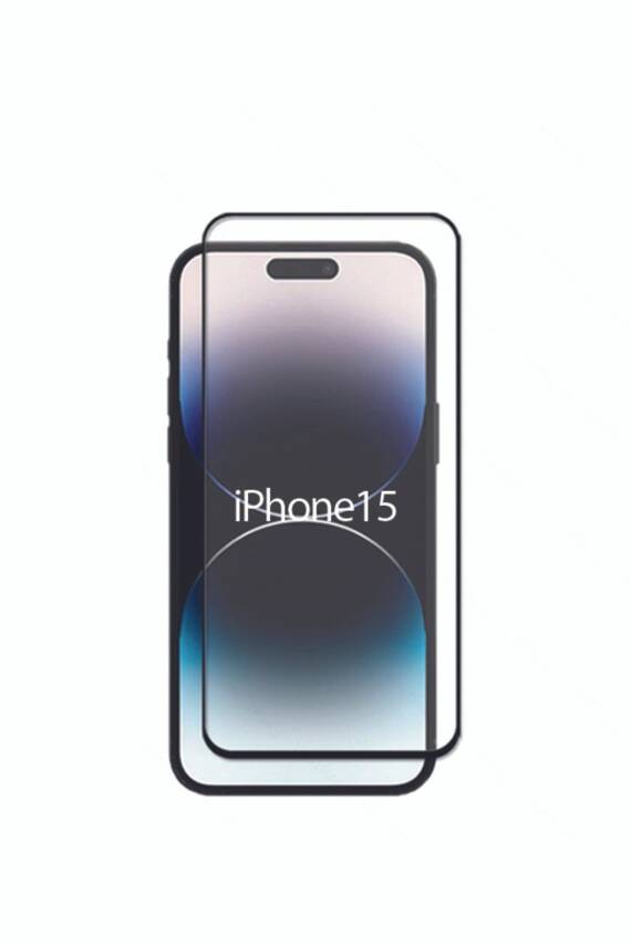 iPhone 15 Ekran Koruyucu Cam Darbe Emici ESD Anti Statik - 1