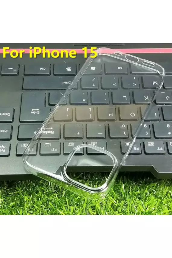 iPhone 15 Sert Şeffaf Sararmaz İnce Kılıf Premium Ultra Net Kılıf - 1