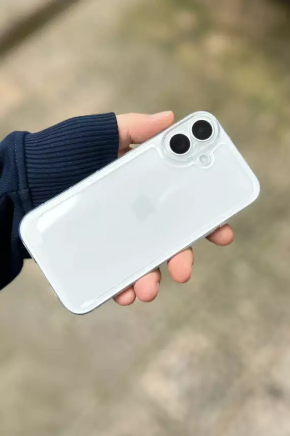 İphone 16 Plus Kılıf Lüks Şeffaf Silikon Kamera Korumalı 2,0MM Yumuşak Kapak - 1