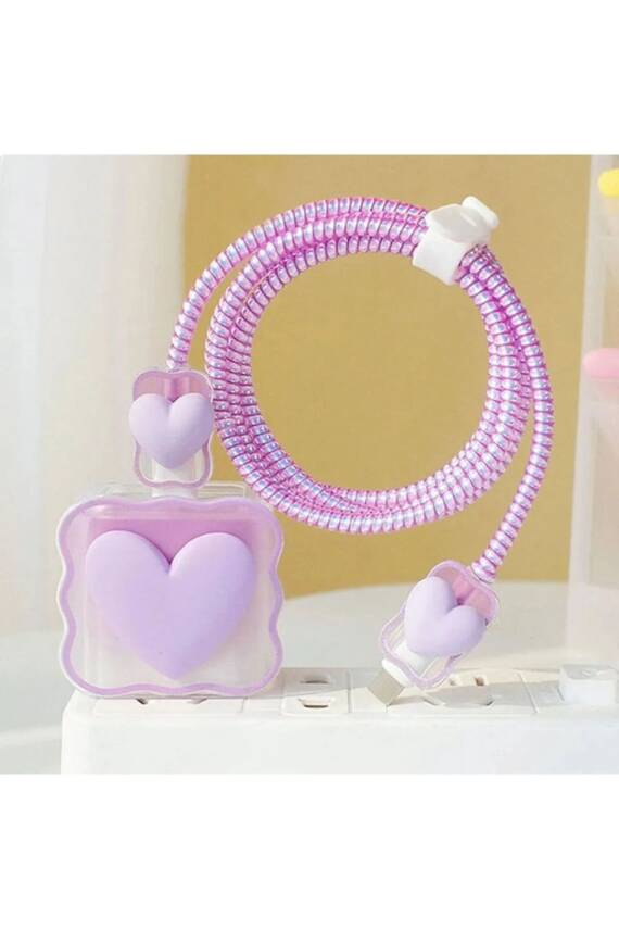 iPhone 18W/20W Uyumlu Şarj Kılıfı, Şarj Kablosu Örme Aparatı, Kablo Koruyucu Aparatı, Toparlayıcı - 1