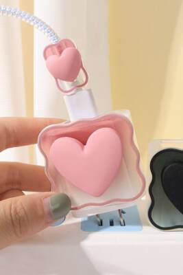 iPhone 18W/20W Uyumlu Şarj Kılıfı, Şarj Kablosu Örme Aparatı, Kablo Koruyucu Aparatı, Toparlayıcı - KVK PRİVACY