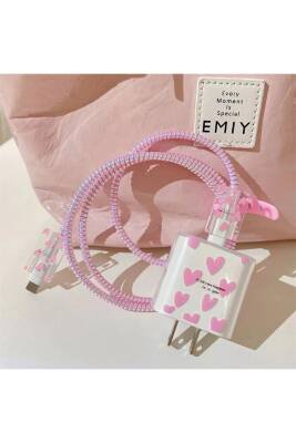 iPhone 18W/20W Uyumlu Şarj Kılıfı, Şarj Kablosu Örme Aparatı, Kablo Koruyucu Aparatı, Toparlayıcı - KVK PRİVACY