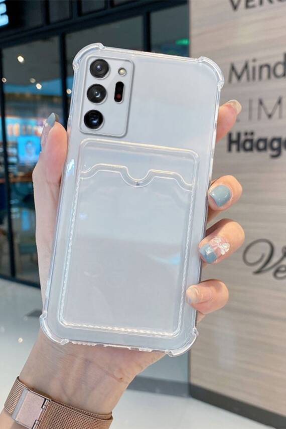 Xiaomi Redmi Note 10/note10s Kılıf Şeffaf Kartlı Kamera Korumalı Köşeli Kılıf - 1